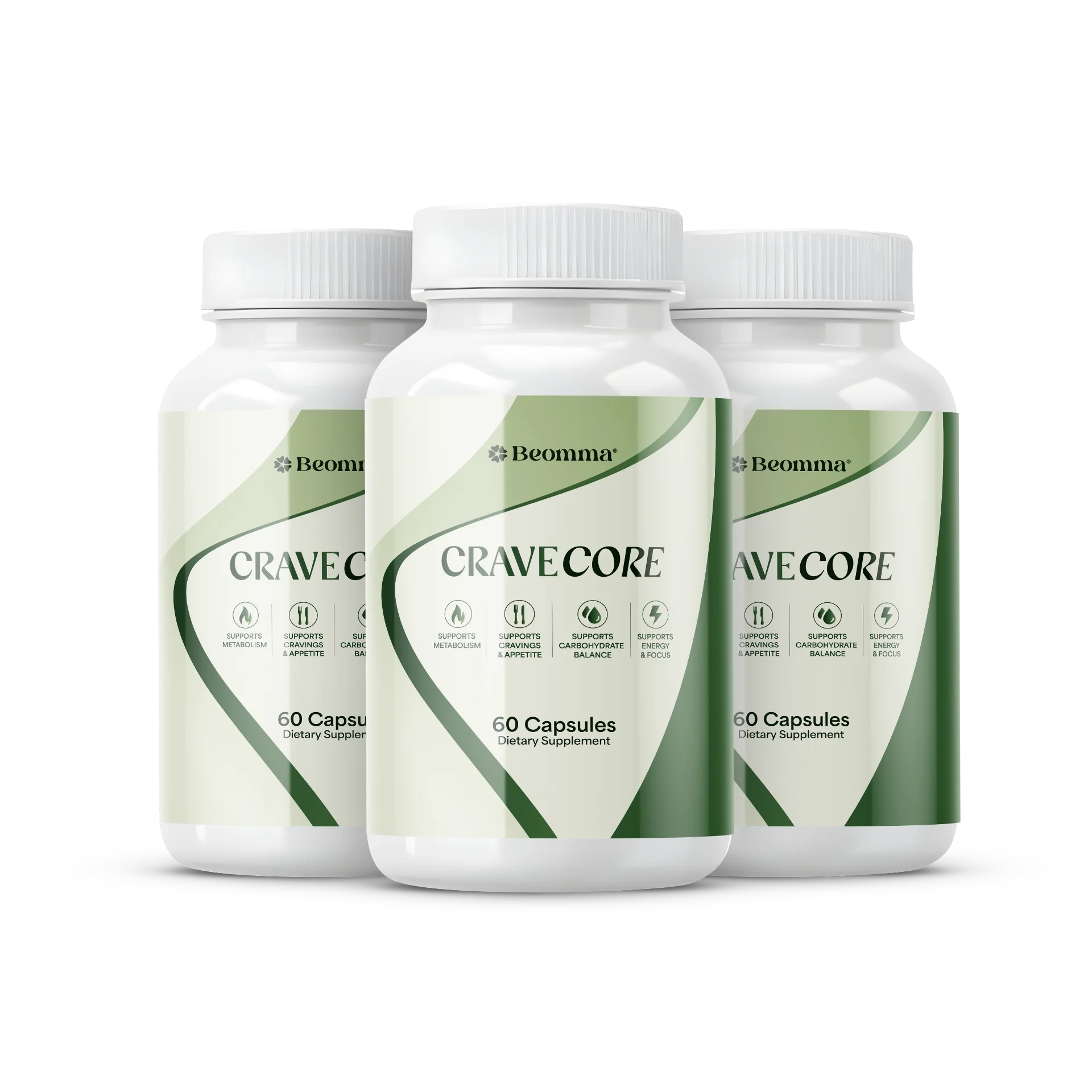 3 bottles of CraveCore